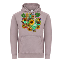 Vintage Zinc texas map Vintage Hoodie - Zillion Design Studio