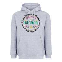Heather Grey by the power of the name Heavyweight Hoodie - MaliasSmallBusiness