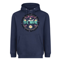 Navy by the power of the name Heavyweight Hoodie - MaliasSmallBusiness