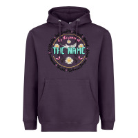 Plum by the power of the name Heavyweight Hoodie - MaliasSmallBusiness