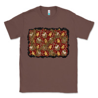 Chestnut christmas gingerbread man and house background Classic Tee - BundleAndBundleShop