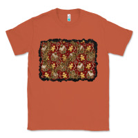 Copper christmas gingerbread man and house background Classic Tee - BundleAndBundleShop