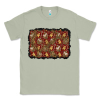 Matcha christmas gingerbread man and house background Classic Tee - BundleAndBundleShop