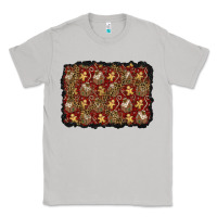 Moon Dust christmas gingerbread man and house background Classic Tee - BundleAndBundleShop