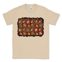 Mushroom christmas gingerbread man and house background Classic Tee - BundleAndBundleShop