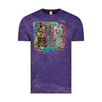 Cloud Purple summer vibes Vintage Tee - SublimationCraftShop