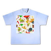 Grape Ice mexico seamless pattern Urban Heavy Tee - FaDigitalArtStudio
