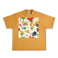 Peanut Butter mexico seamless pattern Urban Heavy Tee - FaDigitalArtStudio