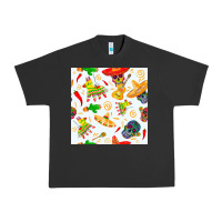 Pigment Black mexico seamless pattern Urban Heavy Tee - FaDigitalArtStudio