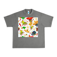 Tornado mexico seamless pattern Urban Heavy Tee - FaDigitalArtStudio