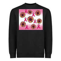 Black breast cancer awareness sunflower Heavyweight Sweatshirt - RanaPortraitStore