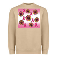 Mushroom breast cancer awareness sunflower Heavyweight Sweatshirt - RanaPortraitStore