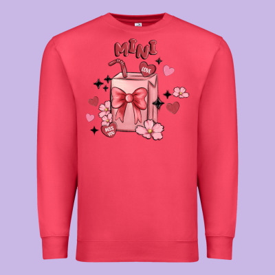 Mini Coffee Cups Premium Sweatshirt Designed By Maliassmallbusiness