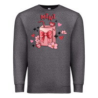 Charcoal Heather mini coffee cups Premium Sweatshirt - MaliasSmallBusiness