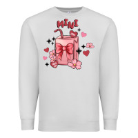 Dove Grey mini coffee cups Premium Sweatshirt - MaliasSmallBusiness