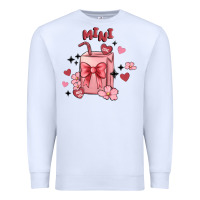 White mini coffee cups Premium Sweatshirt - MaliasSmallBusiness