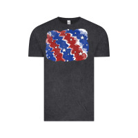 Vintage Black Patriotic tie dye background Vintage Tee - CowGirlArtShop