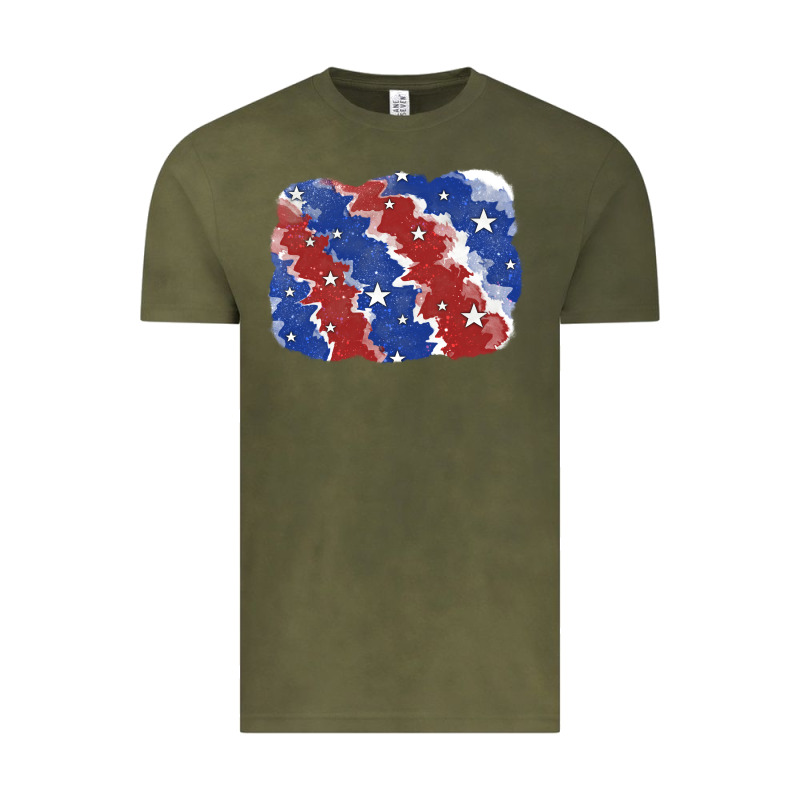 Patriotic Tie Dye Background Vintage Tee by CowGirlArtShop | Teevron