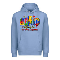 Colony Blue adhd awareness Premium Hoodie - LillyAllenDesigns