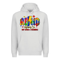 Dove Grey adhd awareness Premium Hoodie - LillyAllenDesigns
