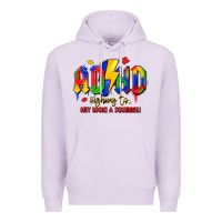 Lilac adhd awareness Premium Hoodie - LillyAllenDesigns