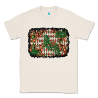 Christmas Ornament And Diamond Plaid  Background Classic Tee | Teevron