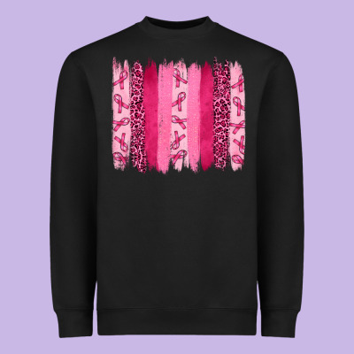 Breast Aweraness Brushstrokes Heavyweight Sweatshirt Designed By Ranaportraitstore