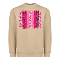 Mushroom breast aweraness brushstrokes Heavyweight Sweatshirt - RanaPortraitStore