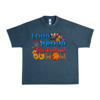 Midnight Navy loud and proud basketball mom Urban Heavy Tee - HRA Design Shop