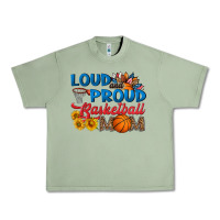 Oil Green loud and proud basketball mom Urban Heavy Tee - HRA Design Shop