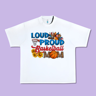 Loud And Proud Basketball Mom Urban Heavy Tee Designed By Hra Design Shop