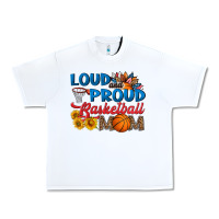 White loud and proud basketball mom Urban Heavy Tee - HRA Design Shop