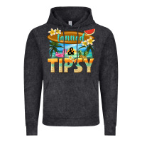 Vintage Black tanned and tipsy Vintage Hoodie - texasbilliewilder