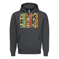 Smoke western brushstroke Zipper Hoodie - AdoDesignShop