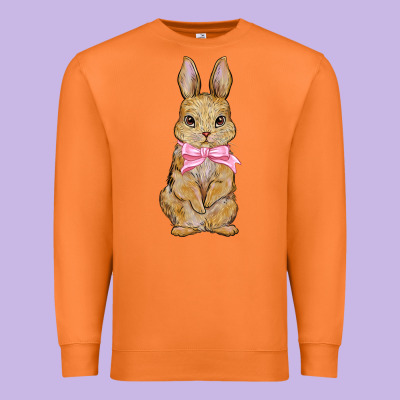Easter Rabbit Premium Sweatshirt Designed By Nancycooperartshop