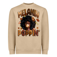 Mushroom melanin poppin Heavyweight Sweatshirt - Zillion Design Studio