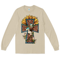 Mushroom leopard cross  sunflower Long Sleeve Tee - JahusDesignShop