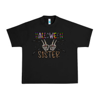 Black halloween sister Urban Heavy Tee - CowhideDigitalArt