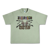 Oil Green halloween sister Urban Heavy Tee - CowhideDigitalArt