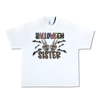 White halloween sister Urban Heavy Tee - CowhideDigitalArt