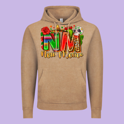 New Mexico Vintage Hoodie Designed By Zillion Design Studio