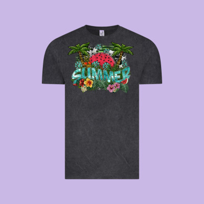 Summer Vintage Tee Designed By Sublimationcraftshop