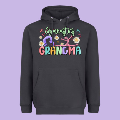 Gymnastics Grandma Heavyweight Hoodie Designed By Maliassmallbusiness