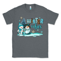 Charcoal Heather winter vibes Classic Tee - AdoDesignShop