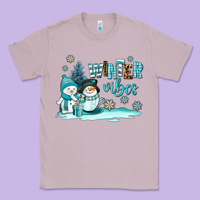 Winter Vibes Classic Tee Designed By Adodesignshop
