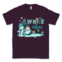 Plum winter vibes Classic Tee - AdoDesignShop