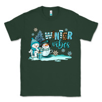 Sports Green winter vibes Classic Tee - AdoDesignShop