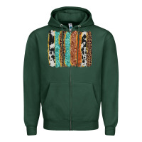 Sports Green western brushstroke Zipper Hoodie - AdoDesignShop