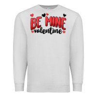 Dove Grey be mine valentine Premium Sweatshirt - MaliasSmallBusiness