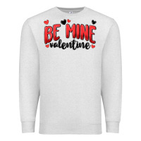 Oatmeal Heather be mine valentine Premium Sweatshirt - MaliasSmallBusiness